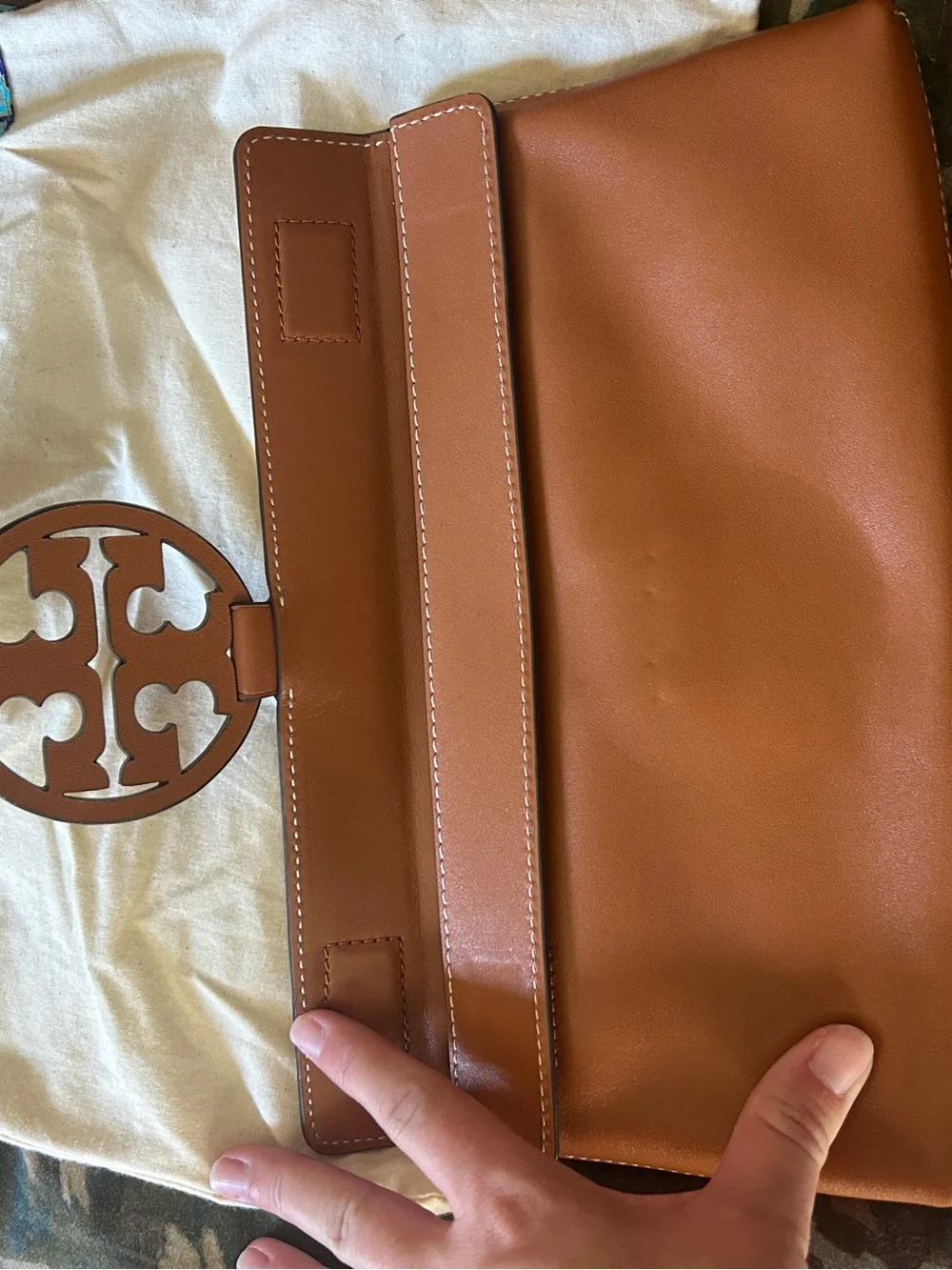 Tory Burch Tan Miller Clutch